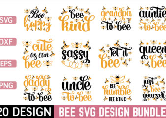 Bee Svg Bundle for sale! t shirt template