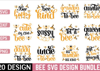 Bee Svg Bundle for sale!