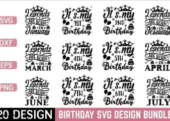 Birthday svg boundle t shirt template