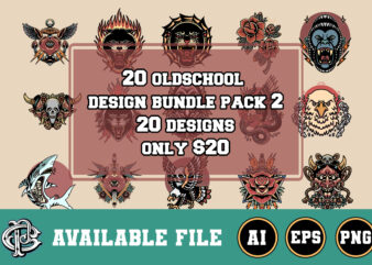 20 oldschool design bundle pack 2