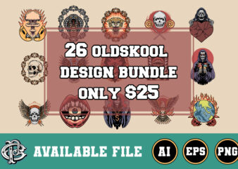 26 oldsckool design bundle only $25