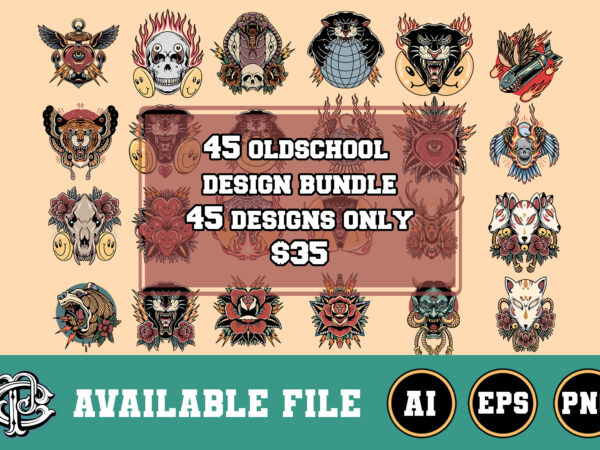 45 oldschool design special bundle