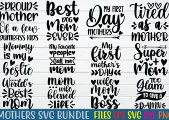 Mothers svg bundle graphic t shirt