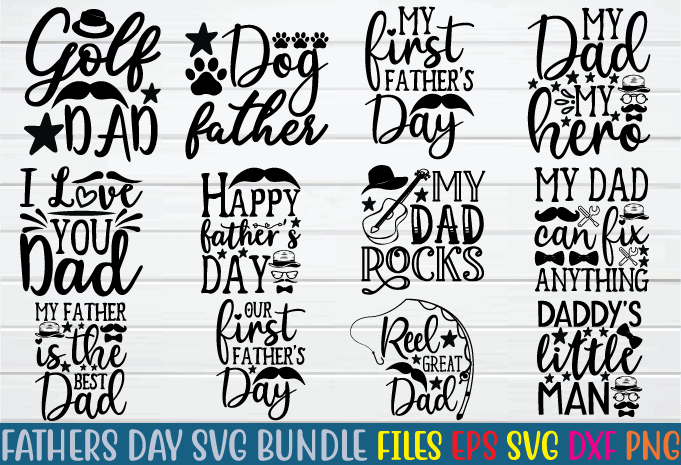 Fathers day svg bundle graphic t shirt