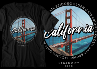 california new york city t shirt design