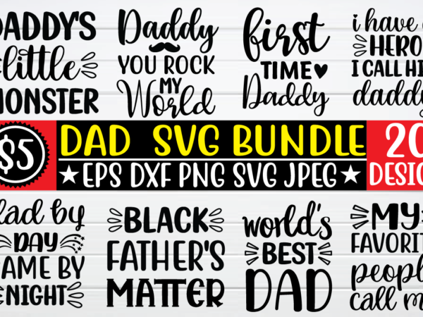 Dad svg bundle t shirt vector file
