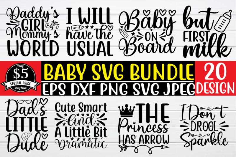 baby svg bundle t shirt template