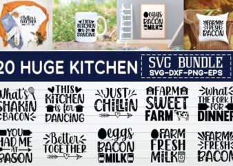 Huge kitchen svg bundle graphic t shirt