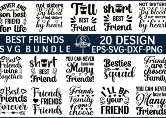 Best selling Best Friends Quotes t-shirt bundle