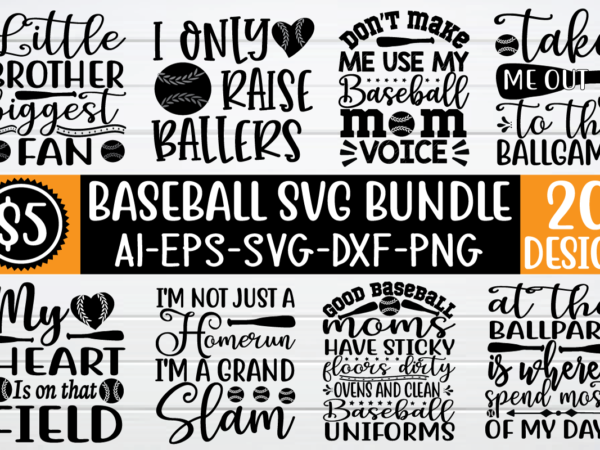 Baseball svg bundle for sale! t shirt template