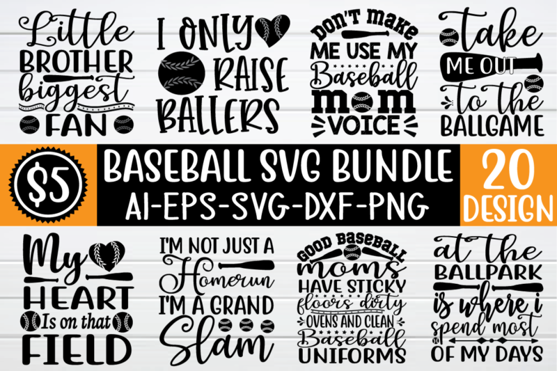 Baseball svg Bundle for sale!