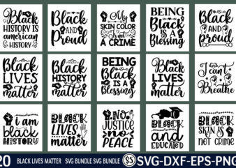 Black Lives Matter svg design bundle