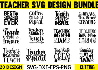 Teacher svg bundle graphic t shirt