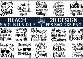 Beach svg Bundle for sale!