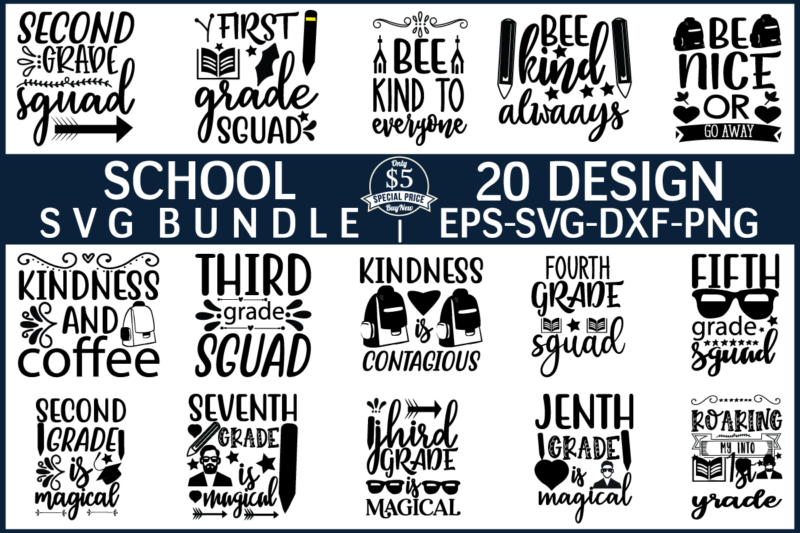 school svg bundle graphic t shirt