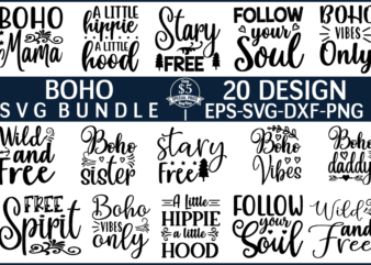 Boho SVG Design Bundle For Sale!