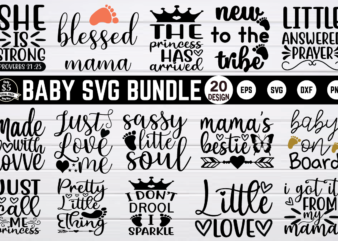 Baby svg bundle t shirt template