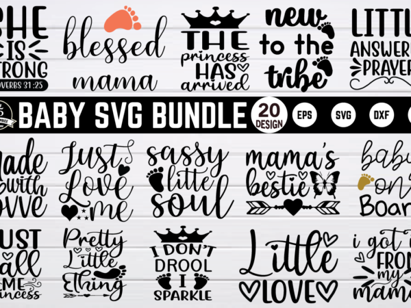 Baby svg bundle t shirt template - Buy t-shirt designs