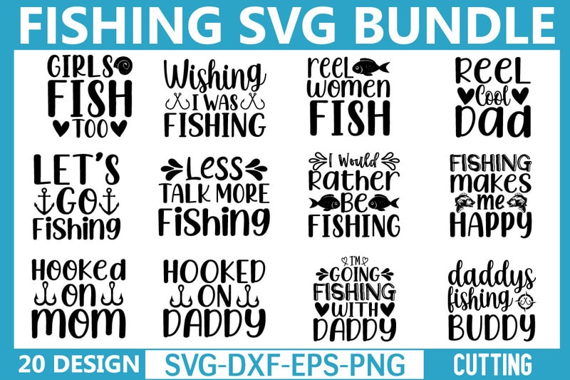 Fishing svg bundle file t shirt graphic design - Buy t-shirt designs