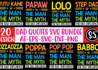 Best selling Dad Quotes t-shirt bundle