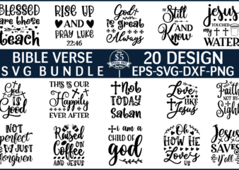 Bible verse SVG Bundle