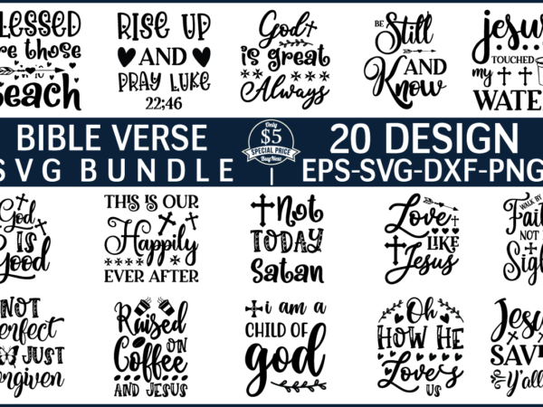 Bible verse svg bundle t shirt template