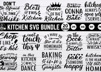 Kitchen svg bundle t shirt vector art