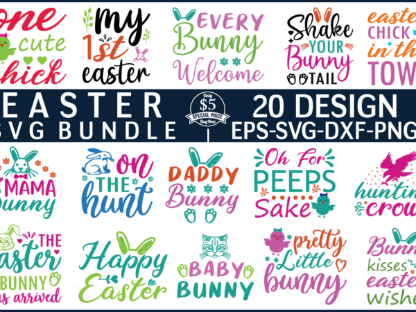 Easter svg bundle vector t shirt design