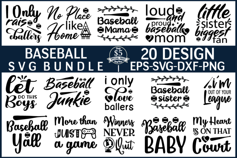 Baseball svg Bundle for sale!