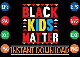 black kids matter t shirt template