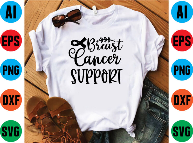 Breast cancer bundle t shirt vector file