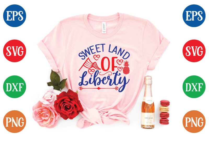 sweet land of liberty svg tshirt