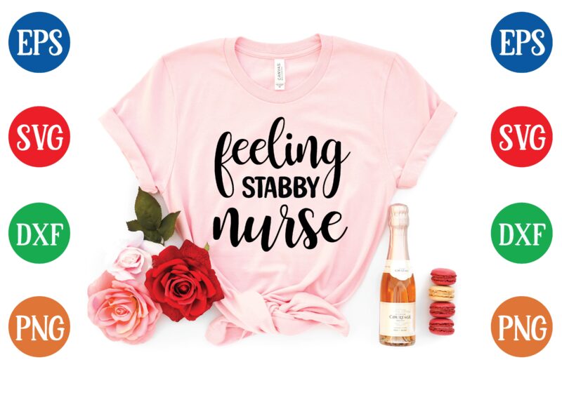 nurse svg bundle t shirt vector illustration