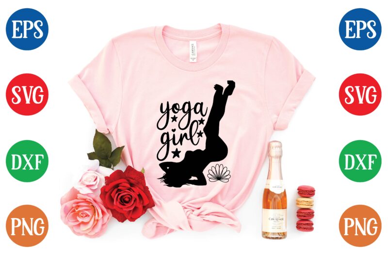 yoga svg bundle graphic t shirt