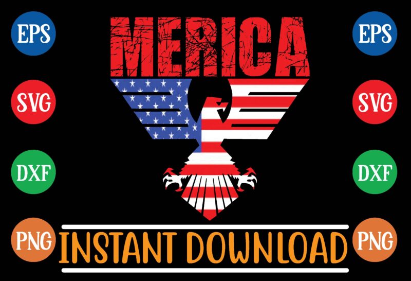 merica t shirt vector illustration
