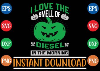 i love the smell of diesel in the morning graphic t shirt