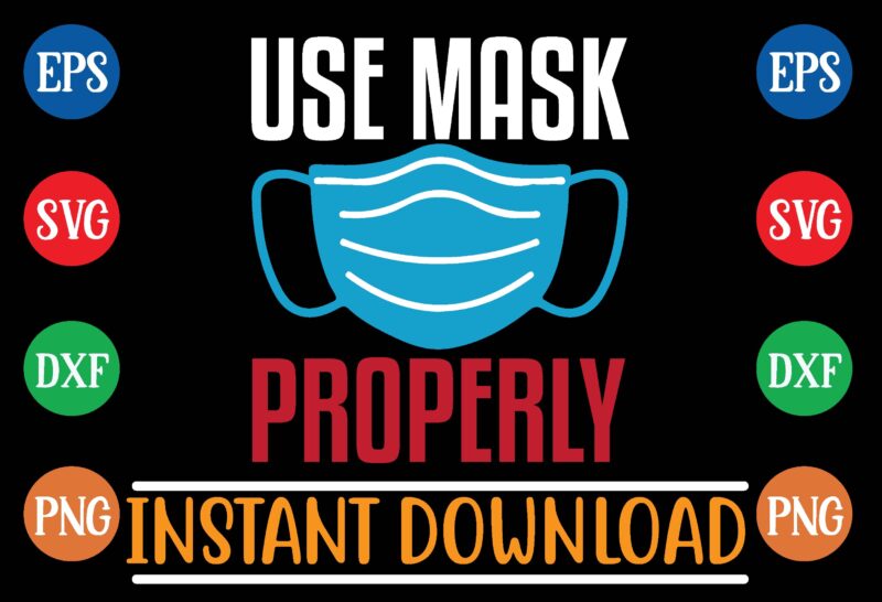 use mask properly graphic t shirt