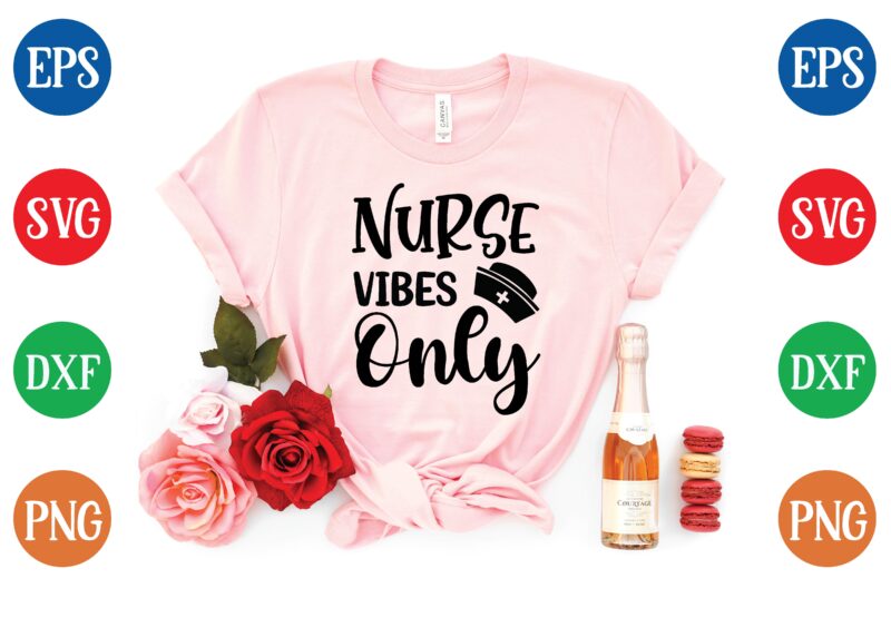 nurse svg bundle t shirt vector illustration