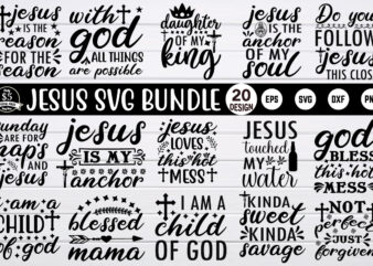 Jesus svg Design Bundle for sale