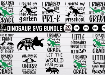 Dinosaurs svg t shirt Bundle