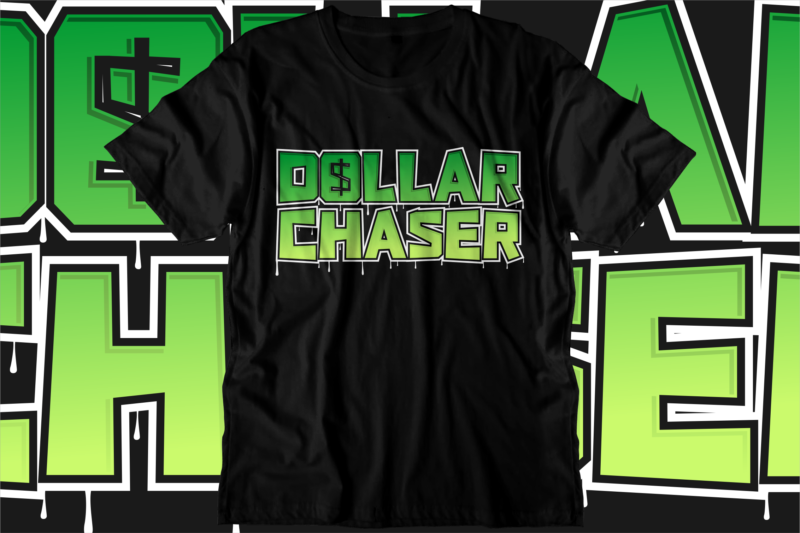 money dollar motivational quotes t shirt design bundle