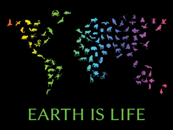 Earth is life vector clipart