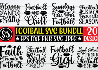 Football svg bundle graphic t shirt