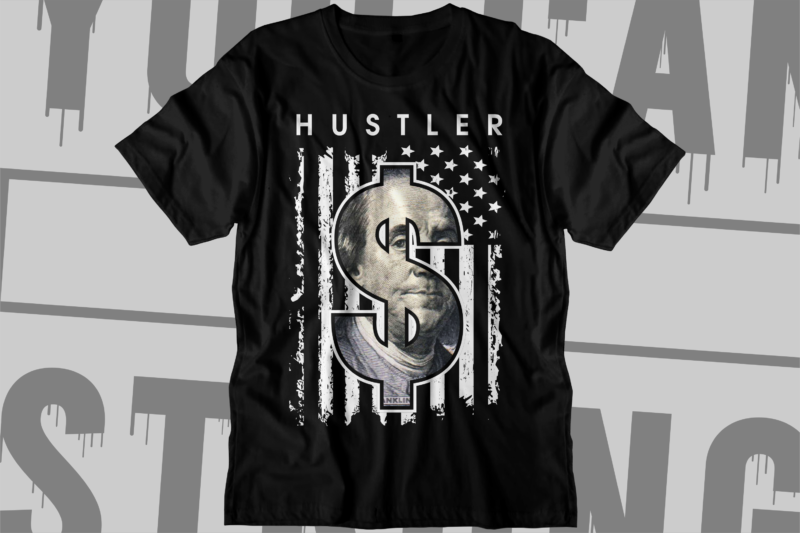 money dollar motivational quotes t shirt design bundle