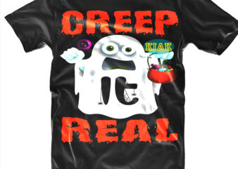 Halloween t shirt design, Creep it Real Svg, Halloween, Spooky horror Svg, Halloween horror Svg, Witch scary Svg, Halloween Svg