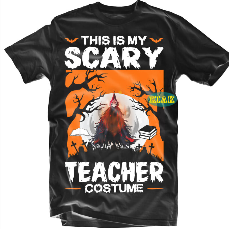 This Is My Scary Teacher Costume Halloween Shirt