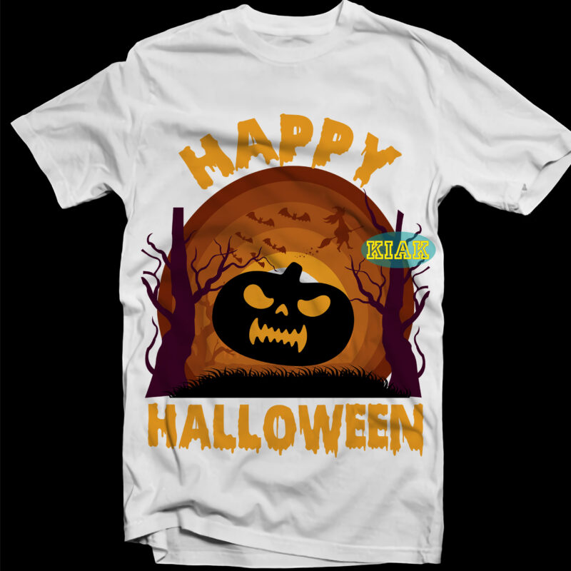 Pumpkin gets angry on Halloween night Svg, Angry pumpkin Svg, Witches Svg, Halloween Svg, Halloween t shirt design