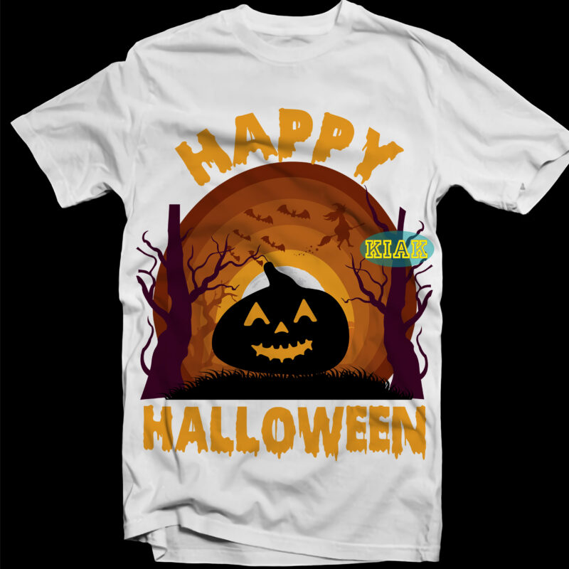 Halloween Svg, Pumpkin Svg, Witch Svg, Happy Halloween vector, Funny Pumpkin Svg, Halloween t shirt design