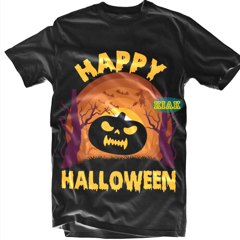 Pumpkin gets angry on Halloween night Svg, Angry pumpkin Svg, Witches Svg, Halloween Svg, Halloween t shirt design