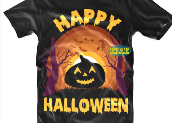 Halloween Svg, Pumpkin Svg, Witch Svg, Happy Halloween vector, Funny Pumpkin Svg, Halloween t shirt design